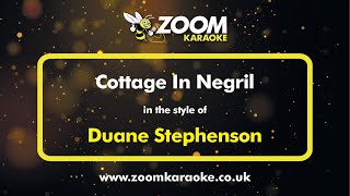 Duane Stephenson  Cottage In Negril  Karaoke Version from Zoom Karaoke [upl. by Babara]