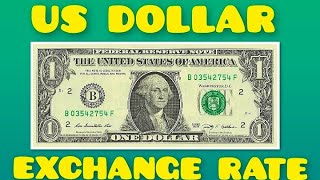 US Dollar USD Exchange Rate Today [upl. by Suiratnauq]