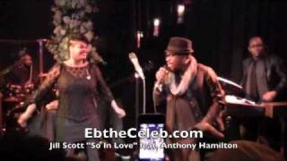 LIVE Jill Scott quotSo In lovequot featuring Anthony Hamilton [upl. by Green]