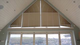 Pleated Gable End Blinds  Video  Appeal Shading [upl. by Senaj]