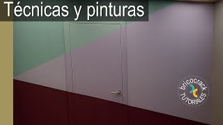 Colorblocking en paredes pinturas necesarias herramientas y técnica Bricocrack [upl. by Nnorahs]