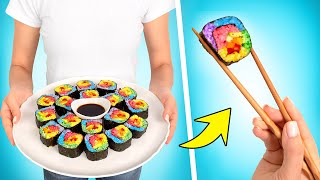 Wir machen leckeres RegenbogenSushi [upl. by Wait]