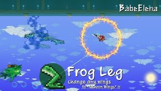 Terraria ไทย  Frog Leg  ขากบแสนอร่อย เพื่มความพริ้วไหวให้เพื่มขึ้นดั่งสายลม [upl. by Katina]