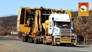 Extreme Trucks 28  Massive Oversize Pilbara Mining equipment road trains  массовые грузовики [upl. by Stromberg]