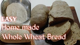 How to bake Easy Homemade whole Wheat Bread Recipeyayabethchay [upl. by Eninnaej5]