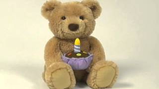 Happy Birthday Bear Singing Teddy Bear [upl. by Saleme]