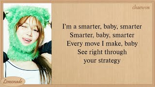 LE SSERAFIM Smart English ver Lyrics [upl. by Ynneb92]