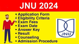 JNU 2024  Eligibility Criteria Exam Date Application form Syllabus Exam Pattern [upl. by Akira]