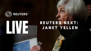 LIVE US Treasury Secretary Janet Yellen speaks to Reuters [upl. by Atiken552]