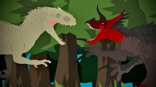 Indominus Rex vs Ultimasaurus  THE FINAL BATTLE [upl. by Bindman739]