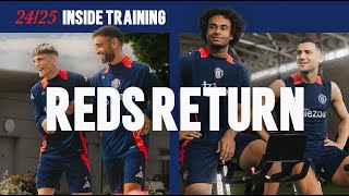 Reds Return 🔴🫶  Inside Training [upl. by Zashin]