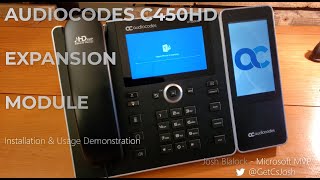 AudioCodes C450HD Expansion Unit  Installation and Sidecar Demo [upl. by Haiel]