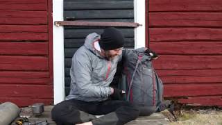 Gear for ultralight spring hike in northern sweden [upl. by Notlit]