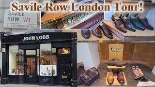 Window Shopping at Savile Row in London England [upl. by Allis]