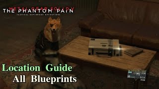 Metal Gear Solid V The Phantom Pain ★ All Blueprints Location Guide [upl. by Valorie776]