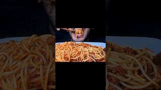 ASMR SPAGHETTI BOLOGNESE PASTA EATING SOUNDS MUKBANG [upl. by Alial]