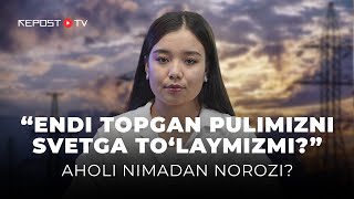 Fuqarolar nima uchun svet narxidan norozi [upl. by Trofmoc532]