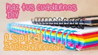 Haz tus CUADERNOS DIY CON ESPIRAL usando la CINCH BigCrafts [upl. by Ashbaugh]