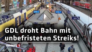 Ausweitung der Arbeitskämpfe Im kommenden Jahr gibt es wohl längere Bahnstreiks [upl. by Nabroc]