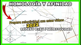 HOMOLOGÍA Y AFINIDAD  repaso EvAU selectividad💪 Prepara selectividad🛸💥 [upl. by Ialokin]