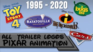 All Pixar Trailer Logos 19952020 [upl. by Wagshul819]