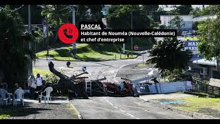 À Nouméa des habitants montent des barricades pour dissuader les émeutiers [upl. by Ioved]