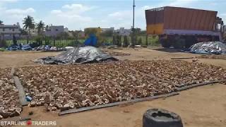 How Sun dried Coconut Copra Made In Tamil Nadu India [upl. by Pressman]