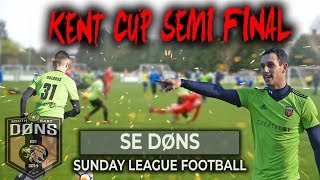 SE DONS vs BRADSTOW ALBION  KENT CUP SEMI FINAL  Sunday League Football [upl. by Elok]