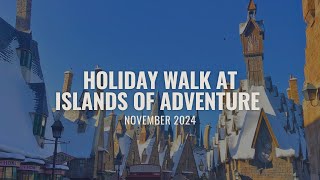 Holiday Walk at Islands of Adventure  November 2024  4K Walkthrough [upl. by Egwan]