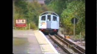 Central Line  Ongar Branch visit September 1993 [upl. by Gatias775]