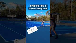 Spinfire Pro 2 Ball Machine Review…Coming Soon tennislife ballmachine tennis tennistime [upl. by Aggappe344]