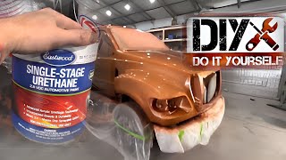 💦DIY EASTWOOD Single Stage Paint Job🚨 [upl. by Drauode]