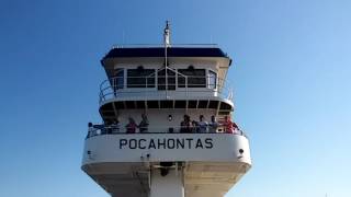 Jamestown Ferry Ride Across The James River in Virginia [upl. by Fredrick268]