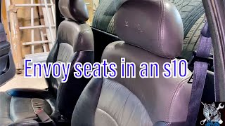 2001 Gmc envoy seats in an s10 [upl. by Saltsman]