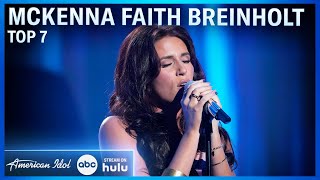 McKenna Faith Breinholt Sings Lissies quotEverywhere I Goquot  American Idol 2024 [upl. by Lepley376]