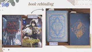 paperback to antique hardcover  book rebinding [upl. by Sells]