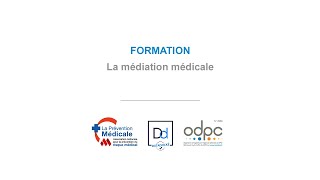 Formation  La médiation médicale [upl. by Yvonner]