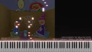 Pinky Dinky Doo  Intro  Piano TutorialSynthesia [upl. by Gredel]