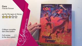 Survol du livre dactivités de Disney Pixar  Coco friends forever [upl. by Kolivas]