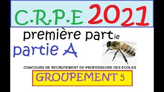 CRPE 2021 groupement 5 concours supplémentaire Créteil corrigé Maths Partie A les apiculteurs [upl. by Dolli444]