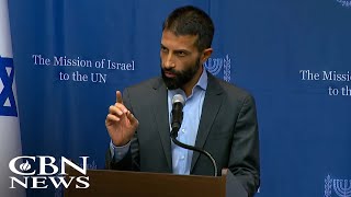 Son of Hamas CoFounder Denounces Group at UN Exposes Savage Indoctrination of Palestinian Kids [upl. by Wilek665]