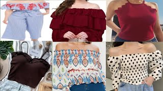 Stylish Off Shoulder Tops Designs For GirlsLatest Off Shoulder Tops To Buy [upl. by Avek]