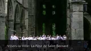 Fête de la Saint Bernard dans les ruines de lAbbaye de VillerslaVille [upl. by Adnahsed700]