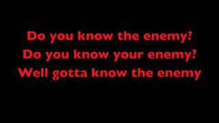 Green day  know your enemy lyrics [upl. by Liahkim108]