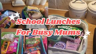 Quick amp Easy Packed Lunch Ideas  Mum of 3  UK Family [upl. by Wiggins]