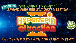 Hyperspin Attraction II AllinOne  New for 2023  Fully Loaded PC Front End  55 Retro Systems [upl. by Saitam43]