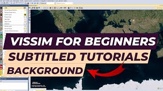 VISSIM Tutorial  Lesson 1  Set up the background [upl. by Dietz]