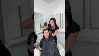 She asked me to have straight hair for life so I’m making it happen asmr hair straight [upl. by Rede732]