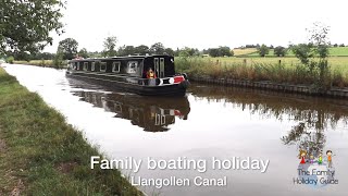 Family canal boat holiday on the Llangollen Canal with Anglo Welsh and Drifters [upl. by Oizirbaf210]