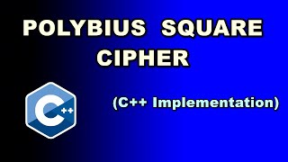 Polybius Square Cipher C Implementation [upl. by Yendis]